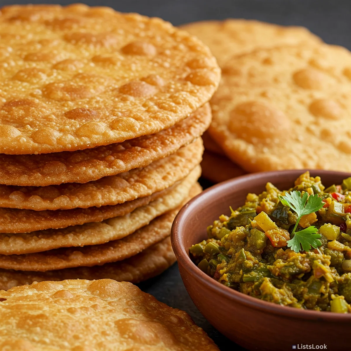 Luchi & Sabzi (Odisha, Bihar)