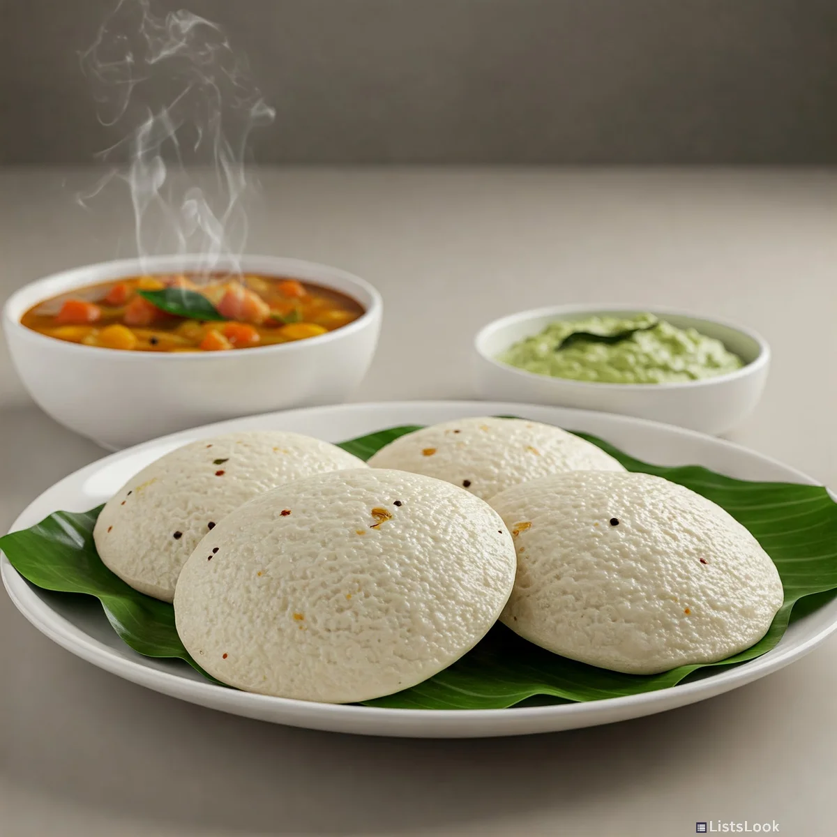 Idli & Sambar (Tamil Nadu)