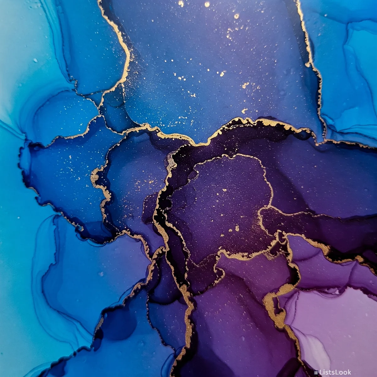 1. Alcohol Ink Art: Fluid & Mesmerizing