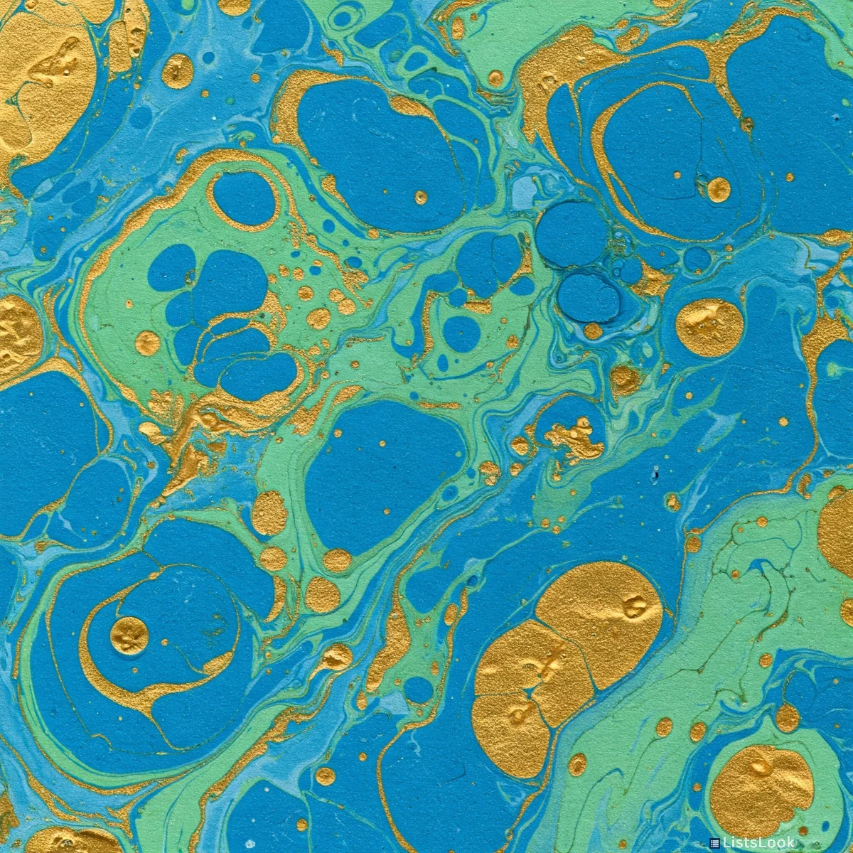 7. Marbling: Swirls of Color on Paper or Fabric