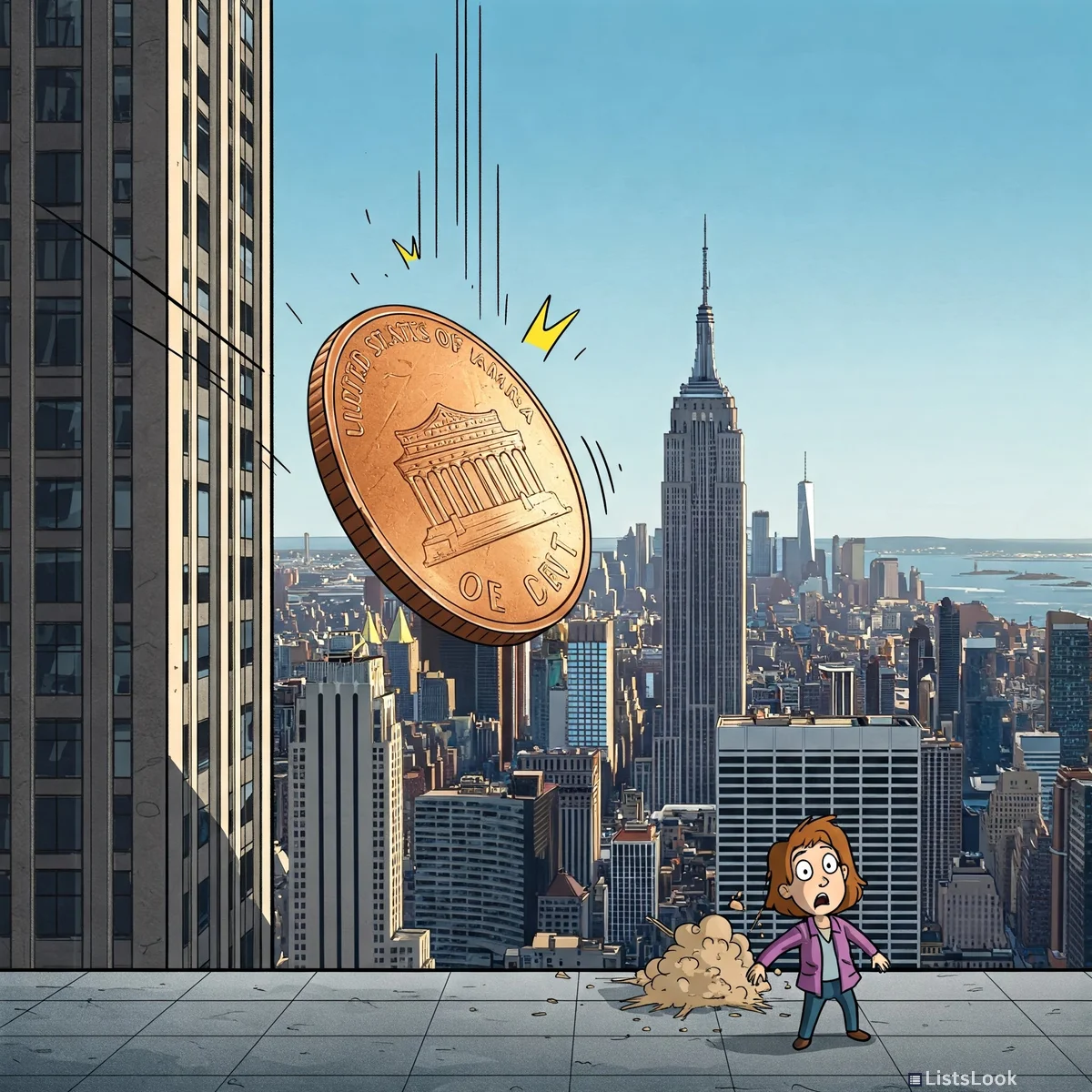 Dropping a Penny From the Empire State Building Can Kill Someone