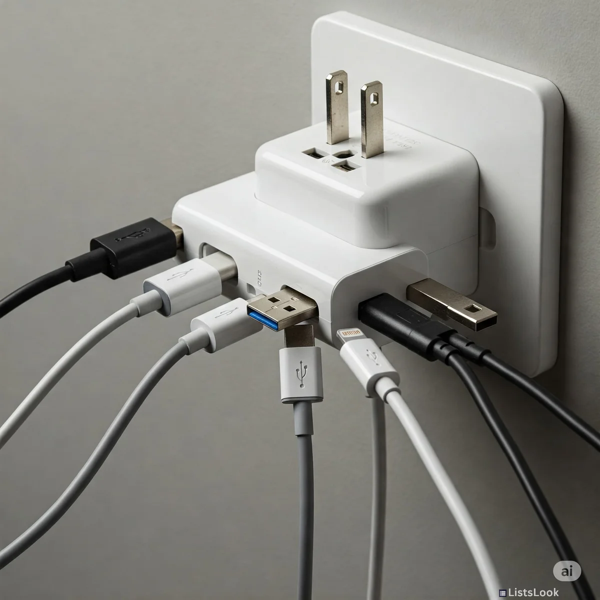 3. Stay Connected Globally with a Universal Travel Adapter