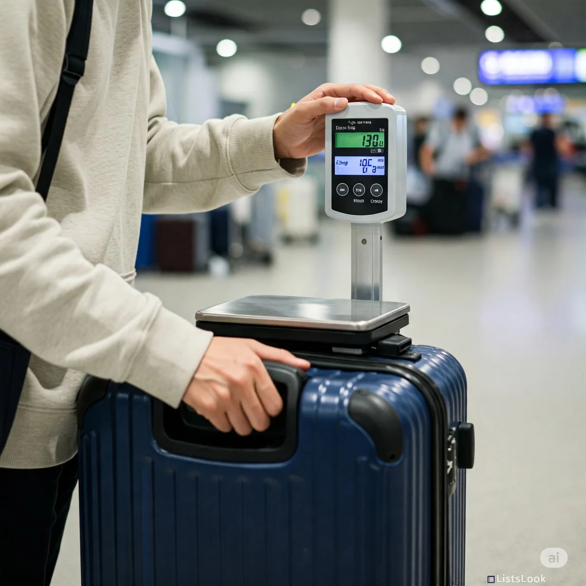 10. Weigh-in Wisely: Portable Luggage Scale