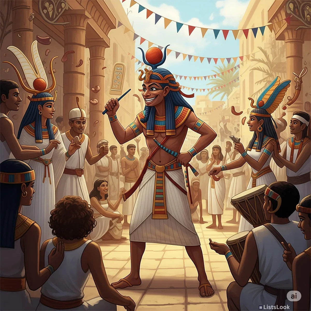 2. Ancient Egyptians Had Humor Gods: Laughter as Divine
