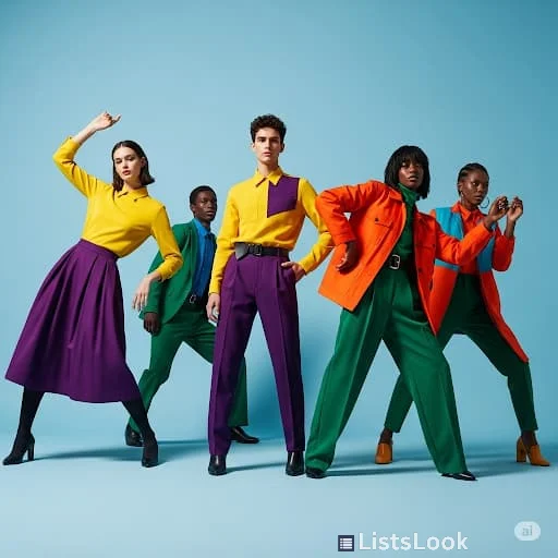 3. Bold & Bright Color Blocking