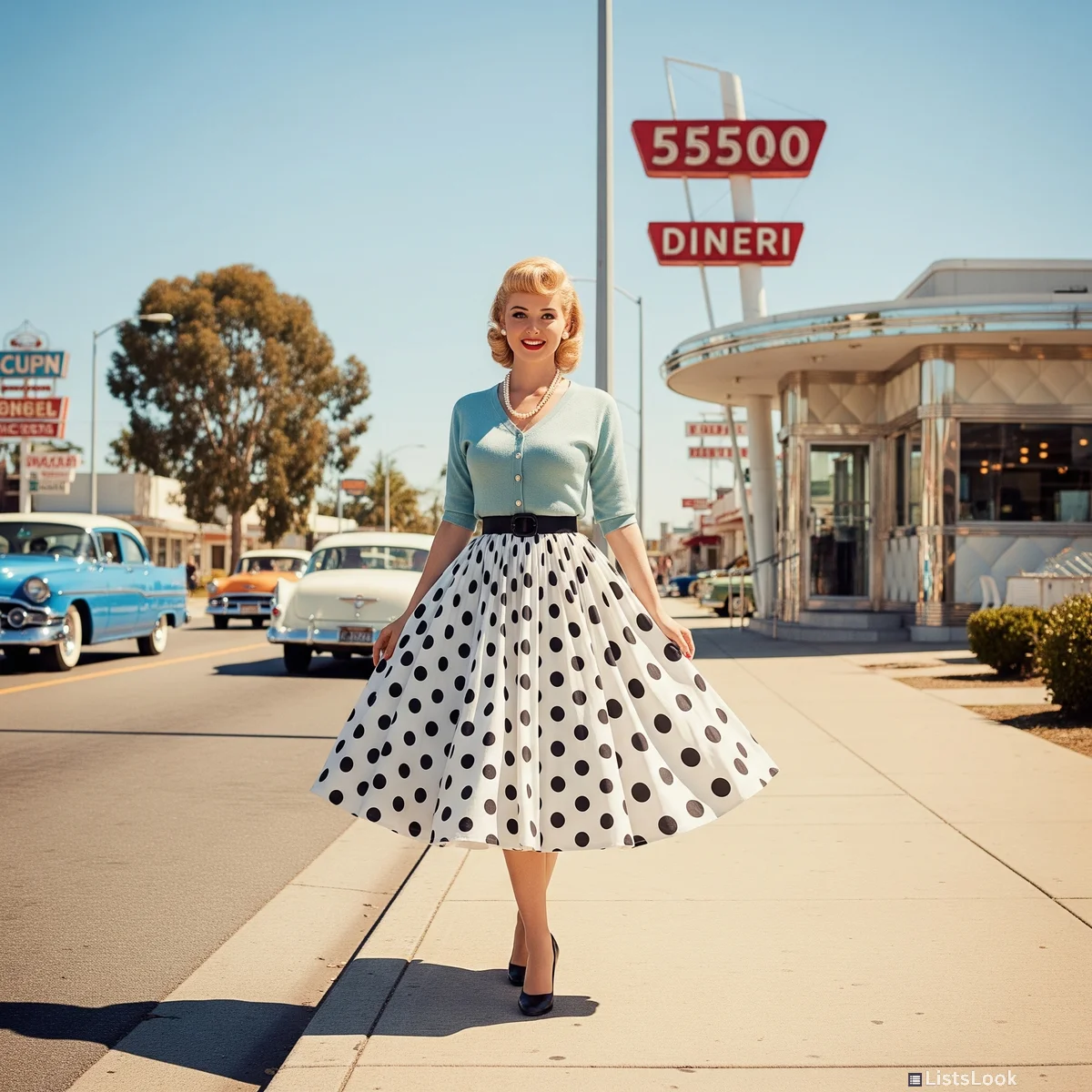 6. The Fabulous 1950s: New Look, Polka Dots, and Post-War Optimism