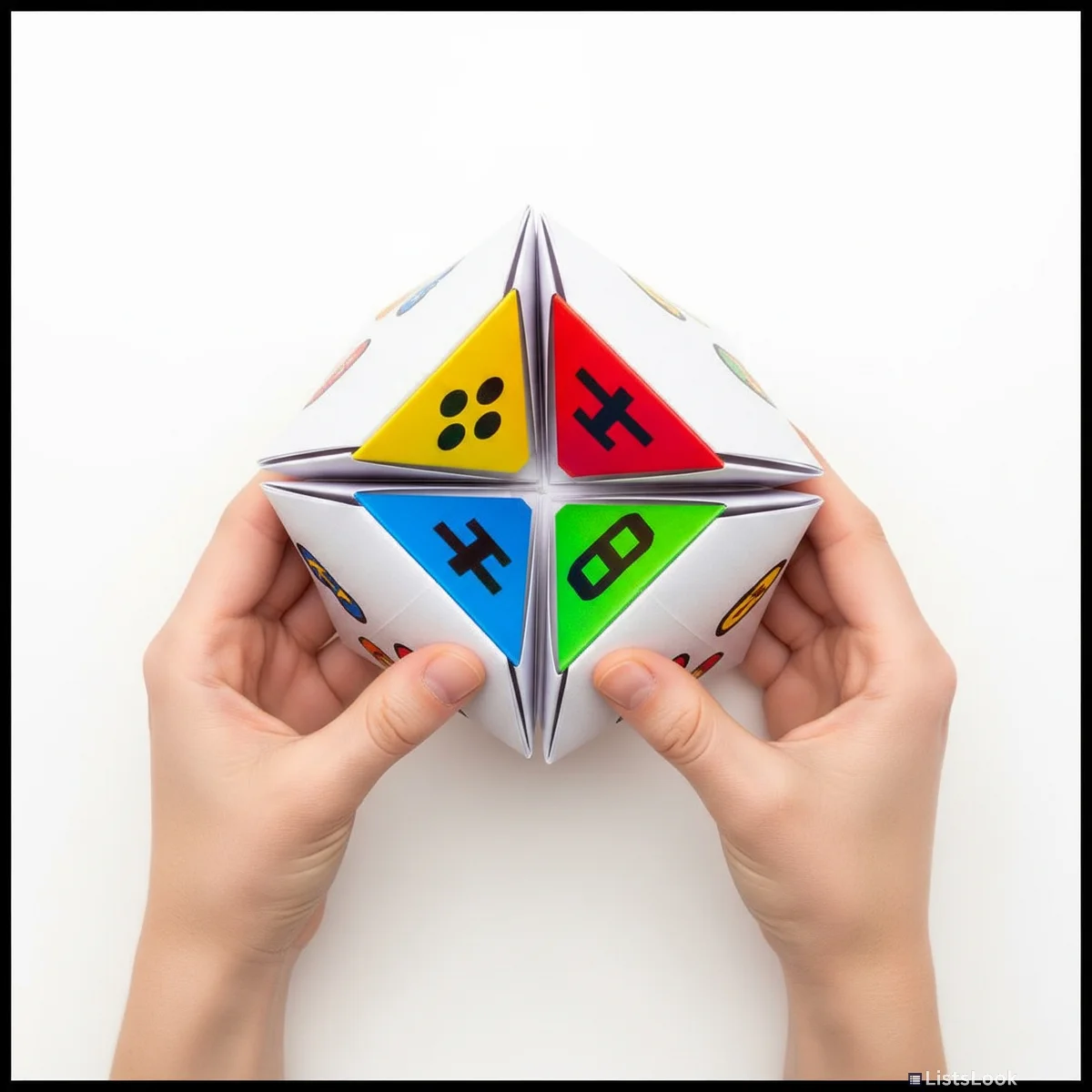 2. The Fortune Teller (Cootie Catcher): Predict Your Paper Future!