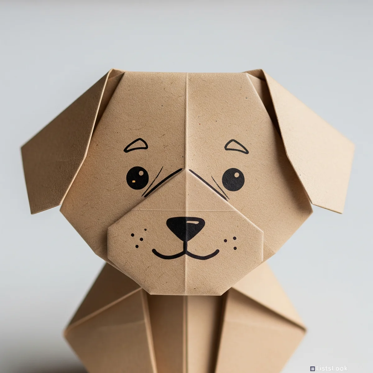 3. The Simple Origami Dog: Man's Best Paper Friend