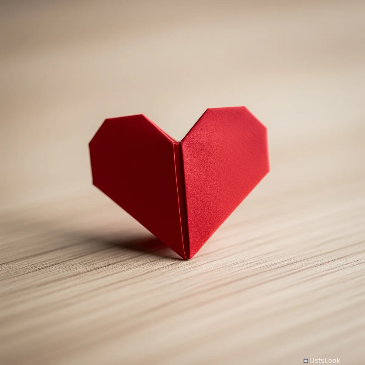 7. The Sweet Origami Heart: Folded with Love