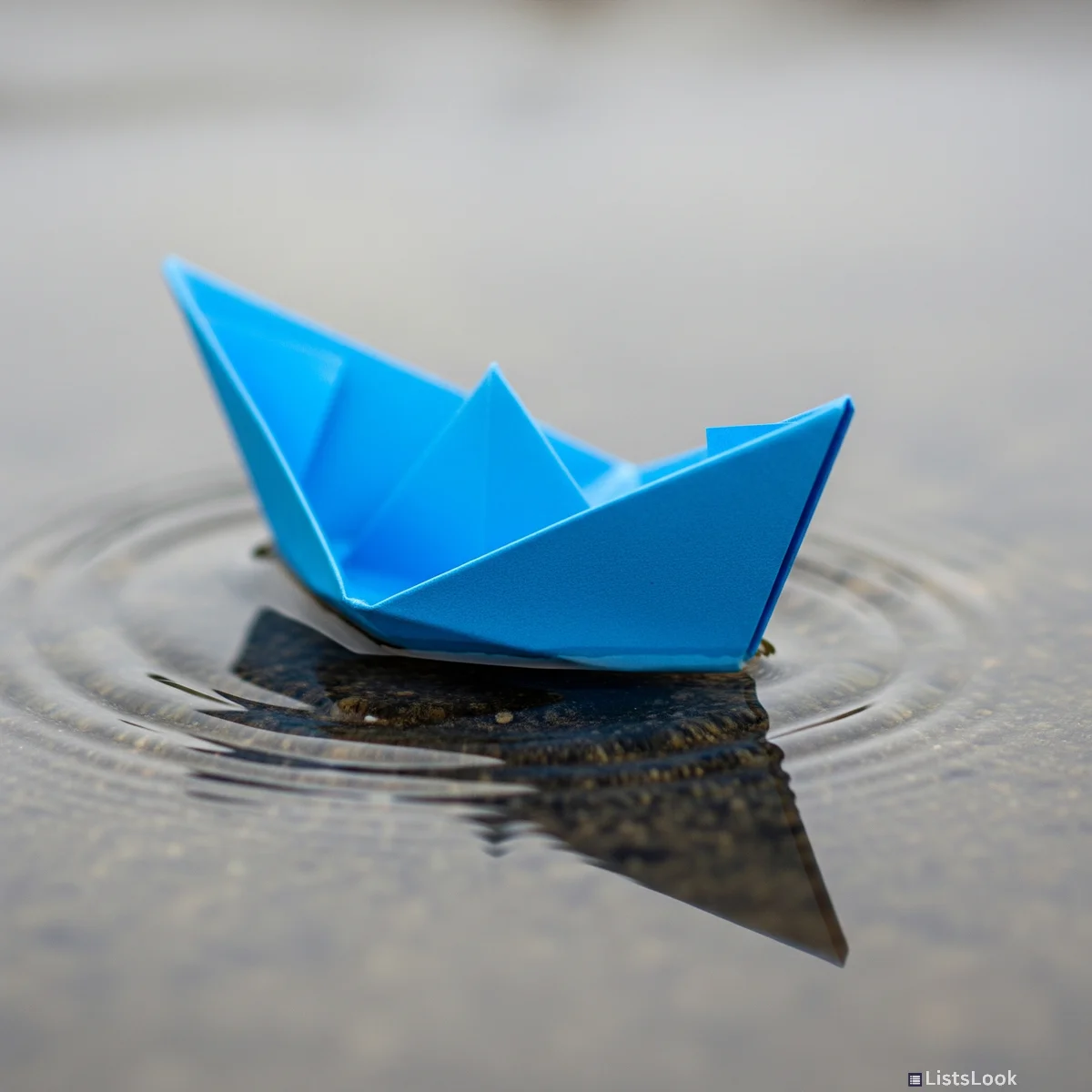 6. The Floating Origami Boat: Set Sail on Paper Seas