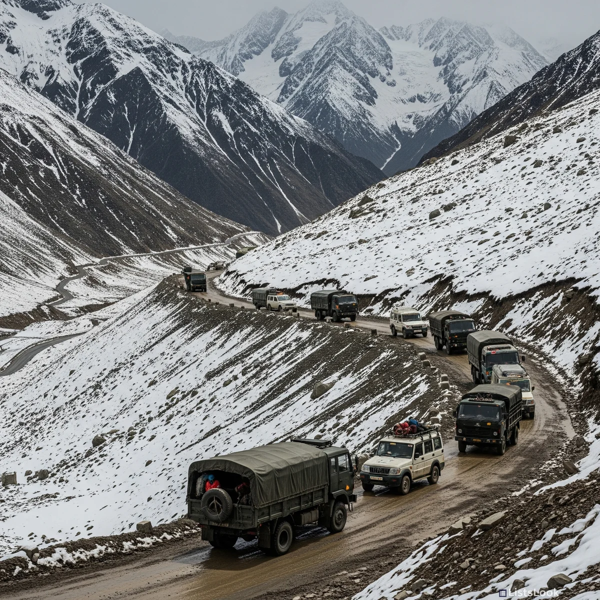 3. Zoji La Pass, India: A High-Altitude Gamble